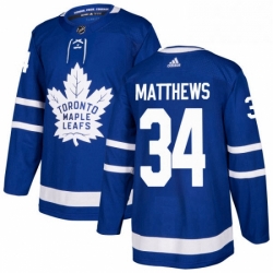 Mens Adidas Toronto Maple Leafs 34 Auston Matthews Authentic Royal Blue Home NHL Jersey  Mens Adidas Toronto Maple Leafs 34 Auston Matthews Authentic Royal Blue Home NHL Jersey