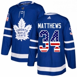 Mens Adidas Toronto Maple Leafs 34 Auston Matthews Authentic Royal Blue USA Flag Fashion NHL Jersey  Mens Adidas Toronto Maple Leafs 34 Auston Matthews Authentic Royal Blue USA Flag Fashion NHL Jersey