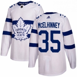 Mens Adidas Toronto Maple Leafs 35 Curtis McElhinney Authentic White 2018 Stadium Series NHL Jersey  Mens Adidas Toronto Maple Leafs 35 Curtis McElhinney Authentic White 2018 Stadium Series NHL Jersey