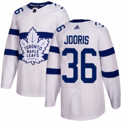 Mens Adidas Toronto Maple Leafs 36 Josh Jooris Authentic White 2018 Stadium Series NHL Jersey  Mens Adidas Toronto Maple Leafs 36 Josh Jooris Authentic White 2018 Stadium Series NHL Jersey