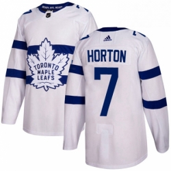 Mens Adidas Toronto Maple Leafs 7 Tim Horton Authentic White 2018 Stadium Series NHL Jersey  Mens Adidas Toronto Maple Leafs 7 Tim Horton Authentic White 2018 Stadium Series NHL Jersey