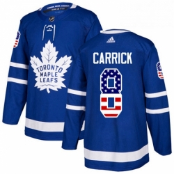 Mens Adidas Toronto Maple Leafs 8 Connor Carrick Authentic Royal Blue USA Flag Fashion NHL Jersey  Mens Adidas Toronto Maple Leafs 8 Connor Carrick Authentic Royal Blue USA Flag Fashion NHL Jersey