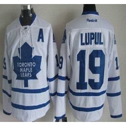 Toronto Maple Leafs 19 Joffrey Lupul White NHL Jerseys A Patch Toronto Maple Leafs 19 Joffrey Lupul White NHL Jerseys A Patch