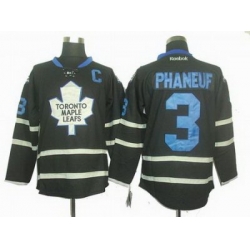 Toronto Maple Leafs #3 Dion Phaneuf black ice jerseys with C patch Toronto Maple Leafs #3 Dion Phaneuf black ice jerseys with C patch