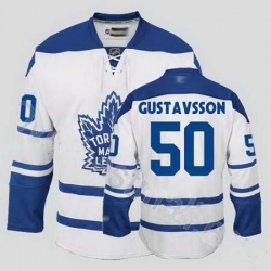 Toronto Maple Leafs 50 Jonas Gustavsson White Third Jersey Toronto Maple Leafs 50 Jonas Gustavsson White Third Jersey