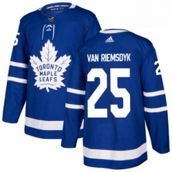 Youth Adidas Toronto Maple Leafs 25 James Van Riemsdyk Authentic Royal Blue Home NHL Jersey 