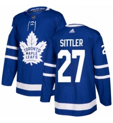 Youth Adidas Toronto Maple Leafs 27 Darryl Sittler Authentic Royal Blue Home NHL Jersey 