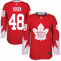 Youth Adidas Toronto Maple Leafs 48 Calle Rosen Authentic Red Alternate NHL Jersey 