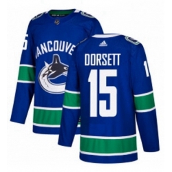 Mens Adidas Vancouver Canucks 15 Derek Dorsett Authentic Blue Home NHL Jersey  Mens Adidas Vancouver Canucks 15 Derek Dorsett Authentic Blue Home NHL Jersey