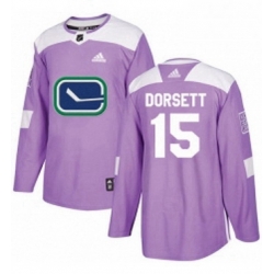 Mens Adidas Vancouver Canucks 15 Derek Dorsett Authentic Purple Fights Cancer Practice NHL Jersey  Mens Adidas Vancouver Canucks 15 Derek Dorsett Authentic Purple Fights Cancer Practice NHL Jersey
