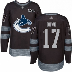 Mens Adidas Vancouver Canucks 17 Nic Dowd Authentic Black 1917 2017 100th Anniversary NHL Jerse Mens Adidas Vancouver Canucks 17 Nic Dowd Authentic Black 1917 2017 100th Anniversary NHL Jerse