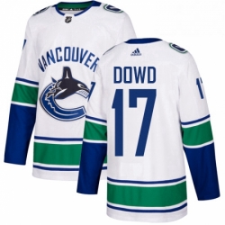 Mens Adidas Vancouver Canucks 17 Nic Dowd Authentic White Away NHL Jerse Mens Adidas Vancouver Canucks 17 Nic Dowd Authentic White Away NHL Jerse