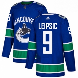 Mens Adidas Vancouver Canucks 9 Brendan Leipsic Authentic Blue Home NHL Jerse Mens Adidas Vancouver Canucks 9 Brendan Leipsic Authentic Blue Home NHL Jerse