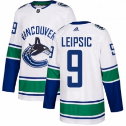 Mens Adidas Vancouver Canucks 9 Brendan Leipsic Authentic White Away NHL Jersey  Mens Adidas Vancouver Canucks 9 Brendan Leipsic Authentic White Away NHL Jersey