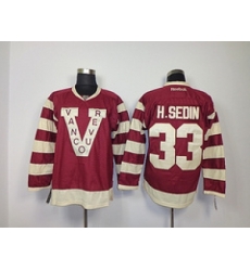 NHL Jerseys Vancouver Canucks #33 h.sedin red