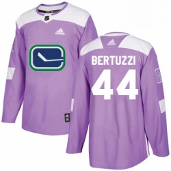 Youth Adidas Vancouver Canucks 44 Todd Bertuzzi Authentic Purple Fights Cancer Practice NHL Jersey 