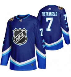 Men Vegas Golden Knights 7 Alex Pietrangelo 2022 All Star Blue Stitched Jersey