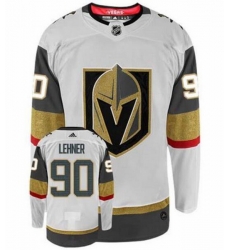 Men Vegas Golden Knights 90 Robin Lehner White Adidas Jersey