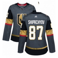 Womens Adidas Vegas Golden Knights 87 Vadim Shipachyov Authentic Gray Home NHL Jersey 