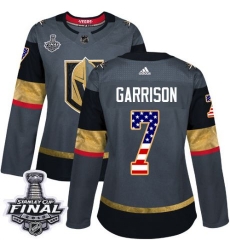 womens jason garrison vegas golden knights jersey gray adidas 7 nhl 2018 stanley cup final authentic usa flag fashion