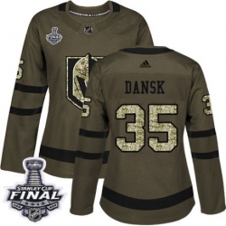 womens oscar dansk vegas golden knights jersey green adidas 35 nhl 2018 stanley cup final authentic salute to service