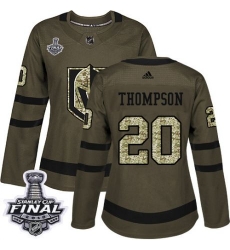 womens paul thompson vegas golden knights jersey green adidas 20 nhl 2018 stanley cup final authentic salute to service