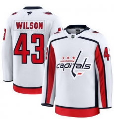 Men Washington Capitals 43 Tom Wilson Fanatics Away White Jersey Men Washington Capitals 43 Tom Wilson Fanatics Away White Jersey