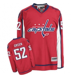 RBK hockey jerseys Washington Capitals 52 GREEN red