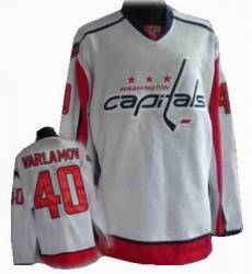 Washington Capitals #40 VARLAMOV white