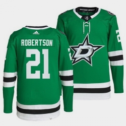 Youth Dallas Stars 21 Jason Robertson Green Stitched Jersey