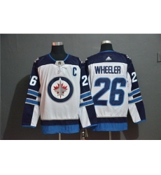 Winnipeg Jets 26 Blake Wheeler White Adidas Jersey