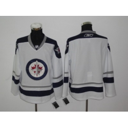 Winnipeg Jets Blank white color ice Hockey