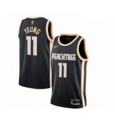 Hawks 11 Trae Young Black Basketball Swingman City Edition 2019 20 Jersey