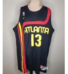 NBA Nike Atlanta Hawks 1974 Retro Black Basketball Jersey Robinson #13