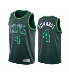 Men Boston Celtics 4 Carsen Edwards Green NBA Swingman 2020 21 Earned Edition Jersey