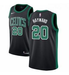 Womens Adidas Boston Celtics 20 Gordon Hayward Authentic Black NBA Jersey Statement Edition 