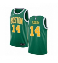 Womens Nike Boston Celtics 14 Bob Cousy Green Swingman Jersey Earned Edition