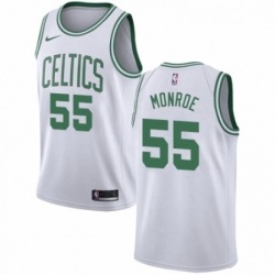 Youth Nike Boston Celtics 55 Greg Monroe Authentic White NBA Jersey Association Edition 