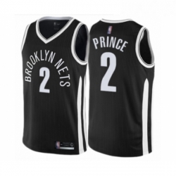 Womens Brooklyn Nets 2 Taurean Prince Swingman Black Basketball Jersey City Edition 