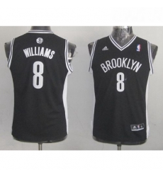 Nets 8 Deron Williams Black Stitched Youth NBA Jersey