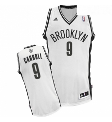 Youth Adidas Brooklyn Nets 9 DeMarre Carroll Swingman White Home NBA Jersey 