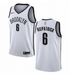 Youth Nike Brooklyn Nets 6 Sean Kilpatrick Swingman White NBA Jersey Association Edition