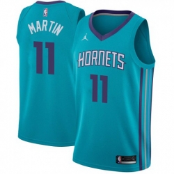 Men Nike Charlotte Hornets 11 Cody Martin Teal NBA Jordan Swingman Icon Edition Jersey