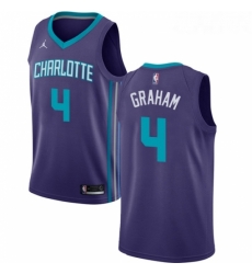 Womens Nike Jordan Charlotte Hornets 4 Devonte Graham Swingman Teal NBA Jersey Icon Edition 