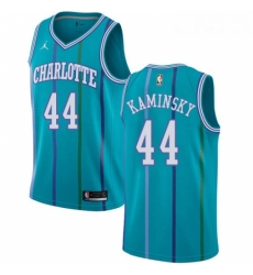 Womens Nike Jordan Charlotte Hornets 44 Frank Kaminsky Swingman Aqua Hardwood Classics NBA Jersey