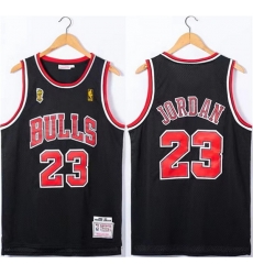 Men Chicago Bulls 23 Michael Jordan Red 1996 97 Throwback Champions Stitched Jersey