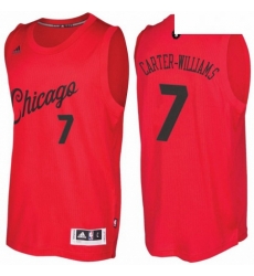 Mens Chicago Bulls 7 Michael Carter Williams 2016 2017 Christmas Day Red NBA Swingman Jersey 