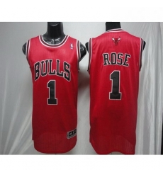 Revolution 30 Bulls 1 Derrick Rose Red Stitched NBA Jerseyey