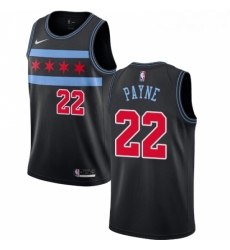 Womens Nike Chicago Bulls 22 Cameron Payne Swingman Black NBA Jersey City Edition