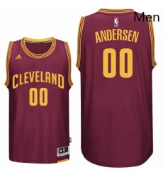 Cleveland Cavaliers 00 Chris Andersen New Swingman Road Wine Jersey 